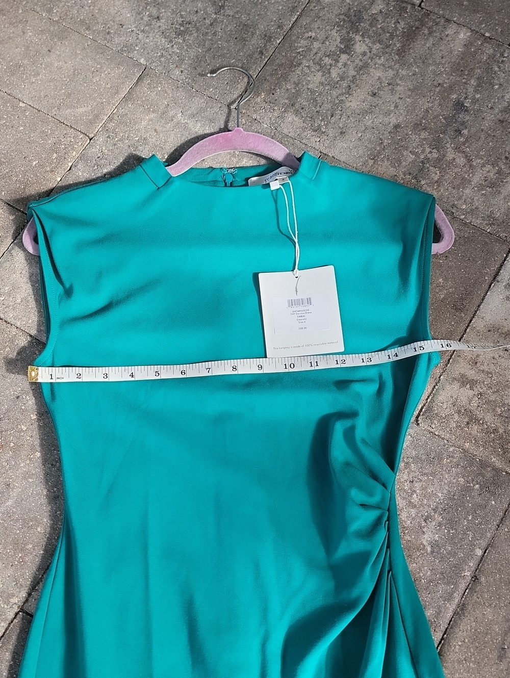 Diane Von Furstenburg The Darrius Dress Sheath Dress Bodycon Sz 4 - Picture 10 of 13